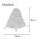 Case for plants, with loops, 50 × 50 cm, spanbond with UV stabilizer, density 60 g/m²