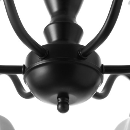 Luracia chandelier 6he27 40W Black and white 77x77x37-72 cm Bayerlux-4
