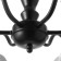 Luracia chandelier 6he27 40W Black and white 77x77x37-72 cm Bayerlux