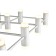 ATMOSFERA chandelier, 96W LED, 3000K, 7680LM, white color