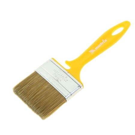 Matrix flat brush, for varnishes, 70x12 mm, plastic pen, artificial bristles
