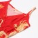 Female set (robe/top/pants), red color, size 44