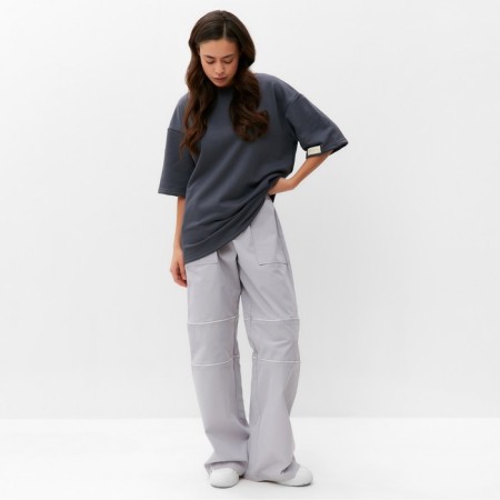 Cargo trousers with lightning Mist Base, p. S, gray-1