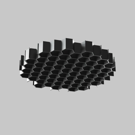 Honeycomb Finefiller, 24x24x3 mm, black-1
