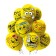 Latex ball 12 “Smile. Optimist!”, Pastel, 2-sided, set 25 pcs., Mix