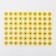 The Kuznetsova applicator, 70 spines, spantex, 23x32 cm, yellow.