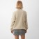 Jumper female minku: casual collection beige color, river 52