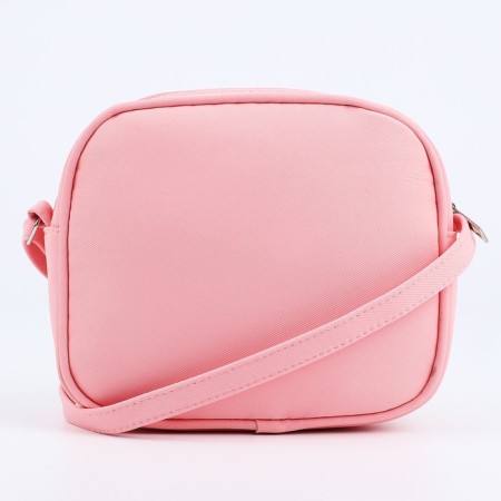 Bag Cross-Bodi with a zipper, pink color-3