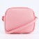 Bag Cross-Bodi with a zipper, pink color