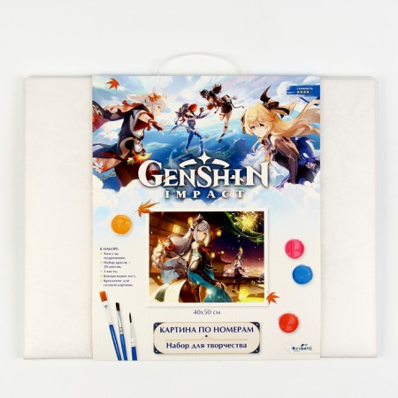 Picture for coloring by numbers "Geneshin. Paints of fleeting ", 40 × 50 cm-1