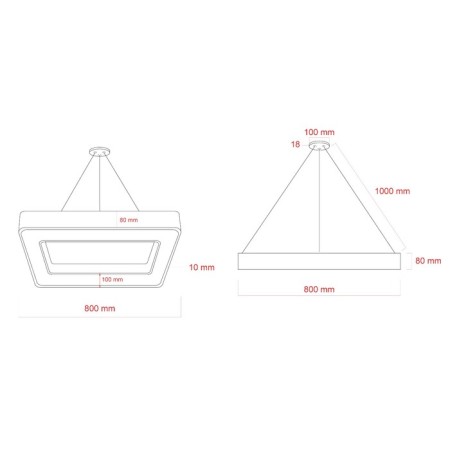 LED LED Era Geometria SPO, 800x800x80 mm, IP40, 70W, 4200LM, 4000K, White-5