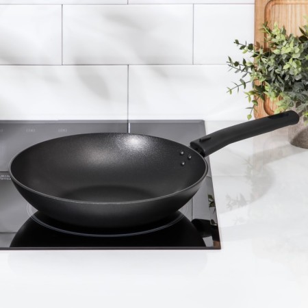Pan Wok, D = 26 cm, removable handle, anti -stick coating, black color-6