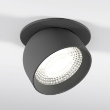Светильник встраиваемый светодиодный Elektrostandard, Uno, 90х90х73 мм, 8Вт, LED, 875Лм, 4000К, цвет графит