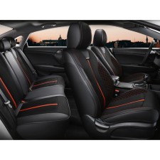 5d Carfashion Marshal Plus, black/black/red color.