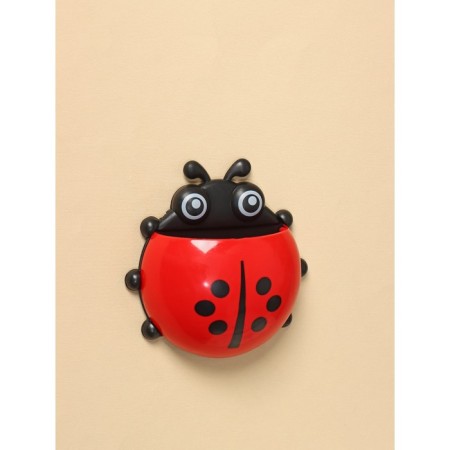 Baby brush holder Children's "Layer", on suction cups, red color-1