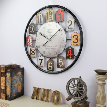 Wall clock, series: loft, D-50 cm-5