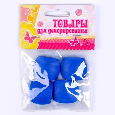 Set for creativity: Decor made of felt and a set of beads "Flower style"-3