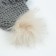 Knitted hat for dogs, with pompom, XS-S (head volume 22 cm, height 7.5 cm), mix