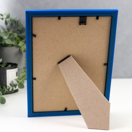 Photo frame plastic 15x21 cm blue (108)-3