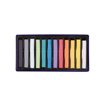 Dry pastel, set of 12 colors, Brauberg Art Classic, square section, artistic-1