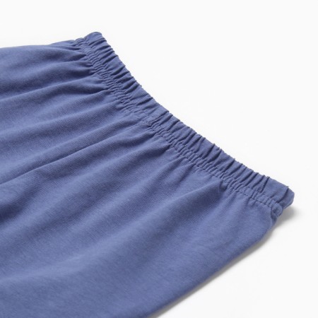 A set for a boy (T -shirt/shorts), menthol/blue color, height 74 cm-3