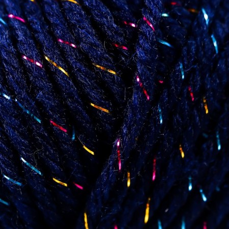 Yarn 70% acrylic, 30% silk "Softy Shine" 50 g 85 m color 36 deep blue-3