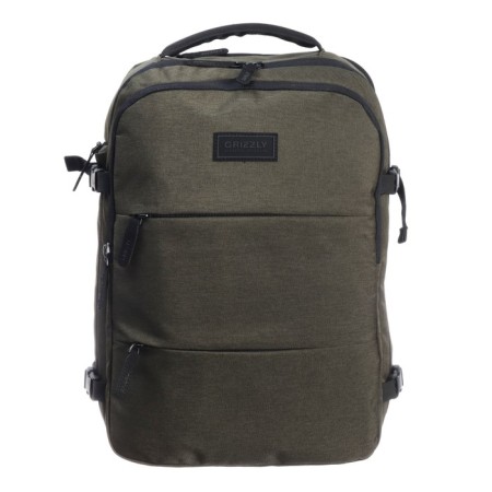 Youth backpack 42 x 29 x 16 cm, Grizzly, ergonomic back, laptop department, khaki-2