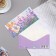 Money envelope "Congratulations!" lavender, grass, 16.8x8.3 cm