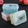 Lancer-bex Plastic "Comple", 2 sections, spoon, rectangular, 18.5x14x6.5 cm, color mix