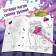 Coloring on a model with stickers "Color witches", 16 pp., Anime