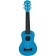 Terris Plus -50 BL UKULE - soprano, upper deck of linden, plastic housing, blue color