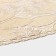 Openwork napkin for the table “Tenderness. Asters ", 45 × 30 cm, beige color