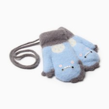 Baby mittens for lawsuit Minaku dinosaur 13 cm blue