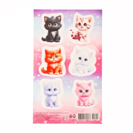 Kittens stickers 10x16 cm