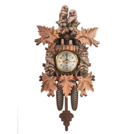 Wall clock with a dash "Owl", a smooth move, 23.1 × 11.8 × 8.5 cm