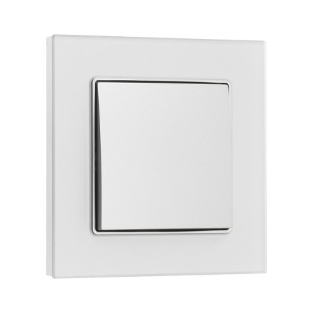 Silent Matt Matte Glass, 10 a, 1 cl., Hidden, glass, silver-1