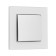 Silent Matt Matte Glass, 10 a, 1 cl., Hidden, glass, silver
