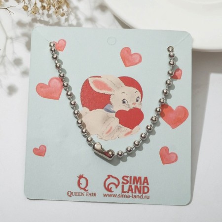 A pendant -based pendant -based pendant, white color in silver, 40 cm-2