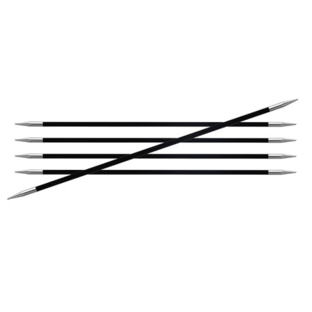 Nosy knitting needles Karbonz Knitpro, 15 cm/5.50 mm 41116