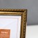 Photo frame plastic 10x15 cm gold (996)