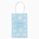 Gift package "Happy New Year", snowflakes, white craft, 15 x 10 x 6 cm, new year