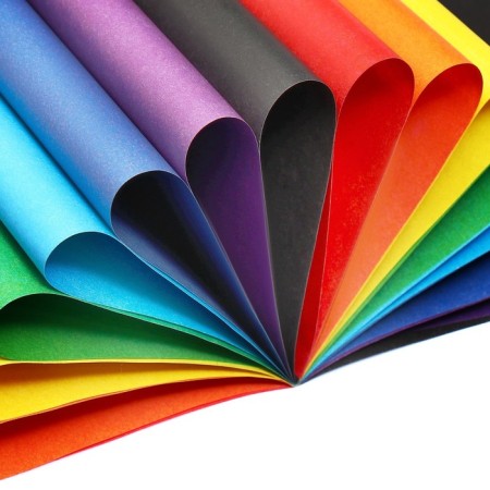 Colored paper A4, 16 sheets, 8 colors, newspaper "parrot", bilateral, on the bracket-4