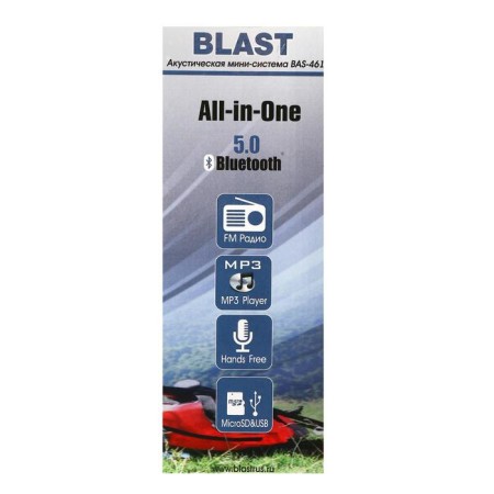 Portable column Blast BAS-461, BT, 10 W, Microsd, FM, microphone, 1200 mAh, black-13