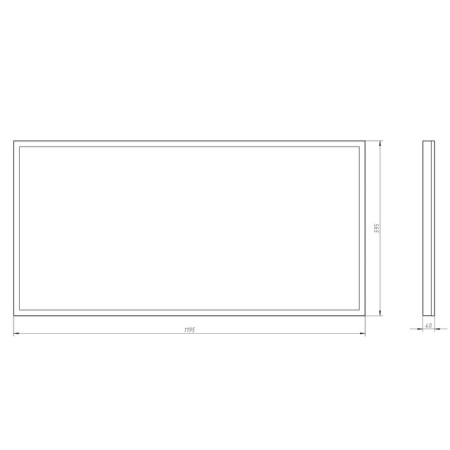 LED LED era SPO-9, 1195x595x40 mm, IP20, 62W, 6720LM, 4000K, white-5