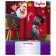 Notebook 12 sheets, into a narrow ruler, "Buba", cover coated cardboard, rounded corners, block 65 g/m2, mix