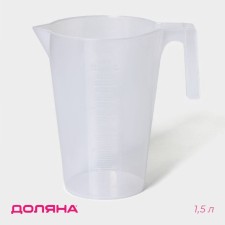 Jug of a measured share, 1.5 l, the color is transparent
