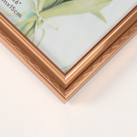 Photo frame plastic 10x15 cm "The wavy line on gold" 1.3x12x17 cm-3