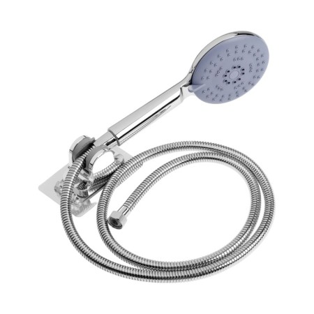 Bath mixer Zein Z4482, thermostatic, shower set, watering can 5 modes, chrome-7
