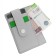 Cartholder (VV009-05550) genuine leather, gray, 1x10x11 cm