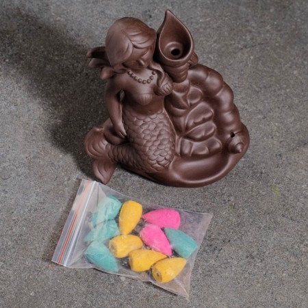 Set of incense on the stand "Mermaid" 18x10x13cm-6